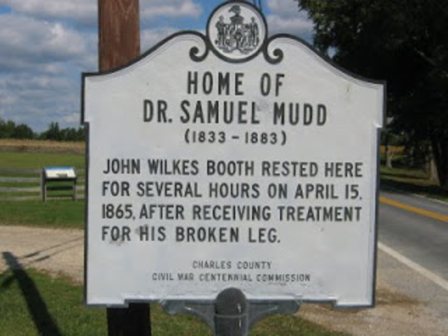 Booth Fixes Broken Leg, Lincoln Dies