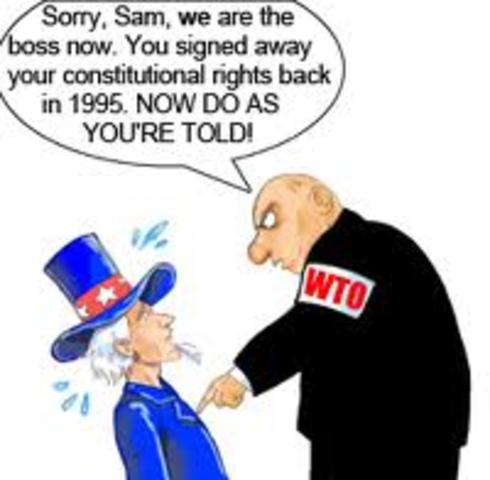 WTO emerges from GATT (Word Trade Organization)