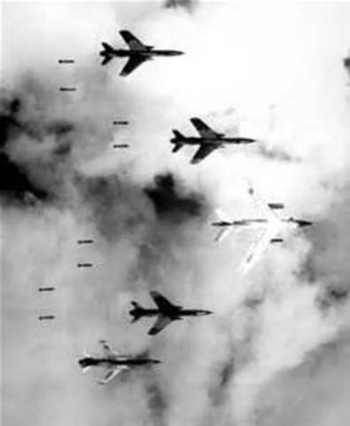 President Johnson initiates Operation Rolling Thunder