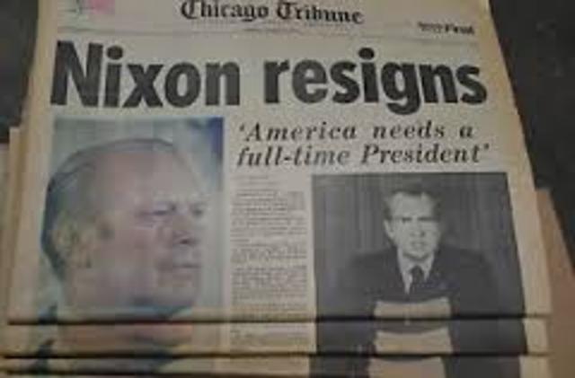 Nixon's resignation
