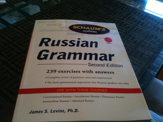 Started learning russian