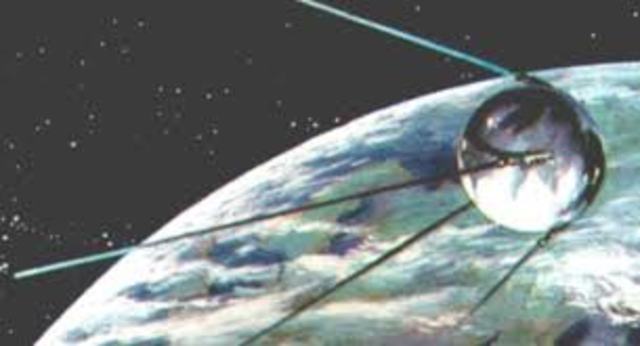 Soviet Satellite Sputnik Launches Space Age