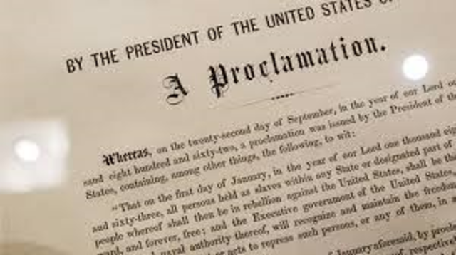 The Emancipation Proclimation