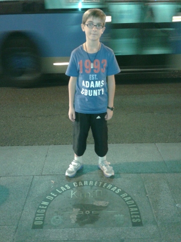 Esta semana de vacaciones en Madrid.