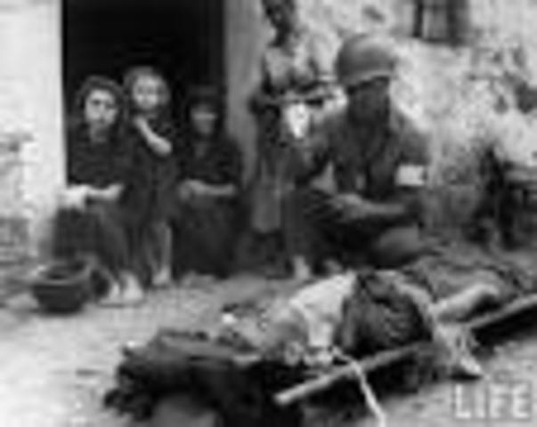 The Italian government surrenders unconditionally to the Allies.