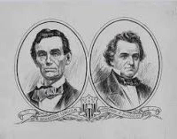 Debates between Lincoln and Douglas