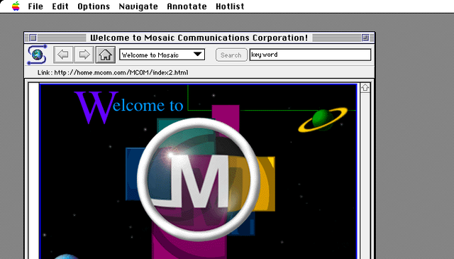 Mosaic Web Browser Released