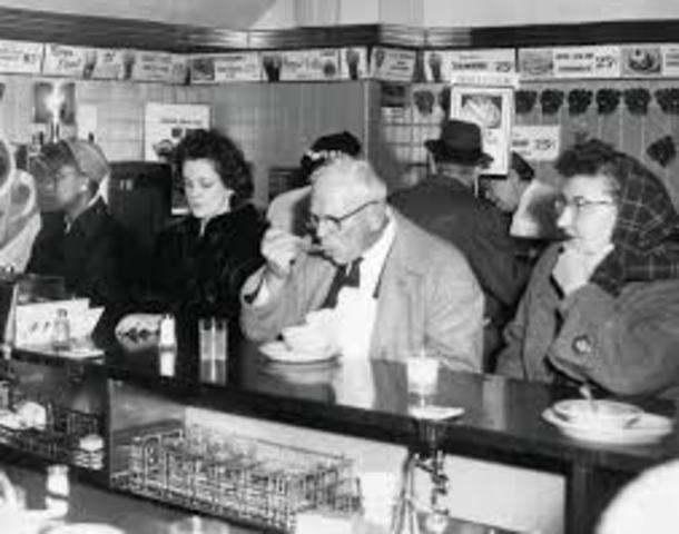 Lunch Counter Sit-In at Woolworth's