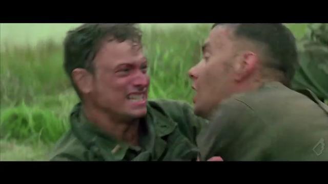 Forrest saves the members of his platoon in battle