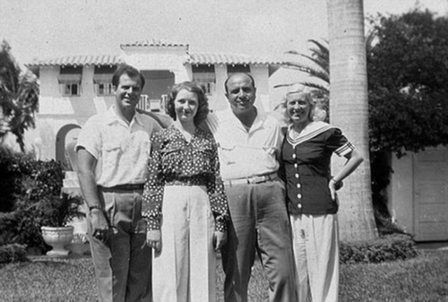 al capone paroled and returned to palm beach,FL