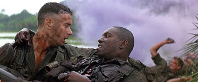 Forresr saves the members of his platoon in battle.