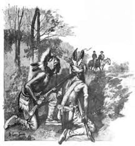 Bowie Fights Off an Indian