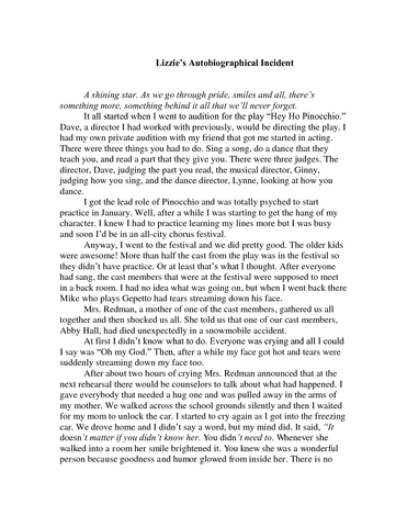 Publishes an autobiography