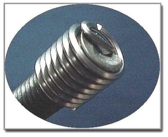 7. Thread the Heli-Coil insert onto the installation tool