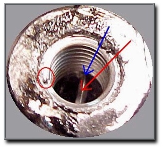 11. Shear off the tang