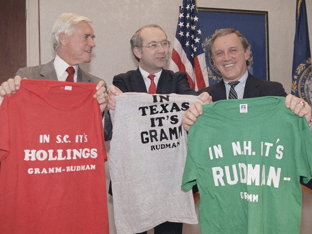 Gramm Rudman-Hollings Act - Economic