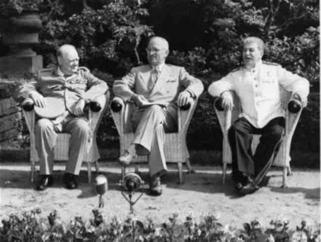 Potsdam Conference  July 17–Aug. 2, 1945