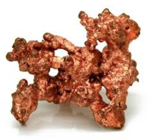 Copper was discovered