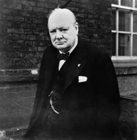 Winston Churchill elected