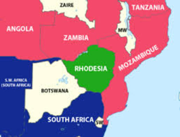 Rodhesia became a British Colony