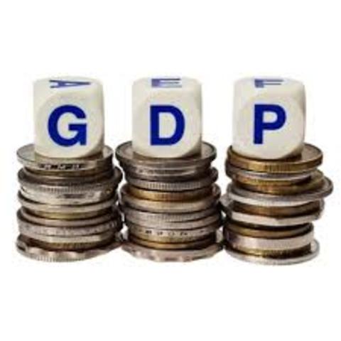 The GDP starts to grow