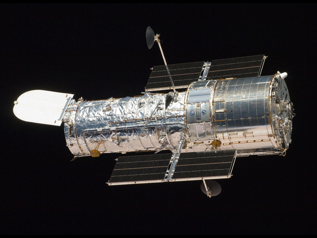 Hubble Telescope launched into space