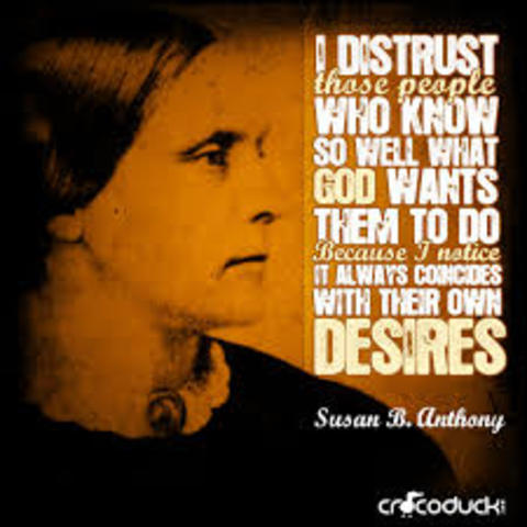 Susan B Anthony