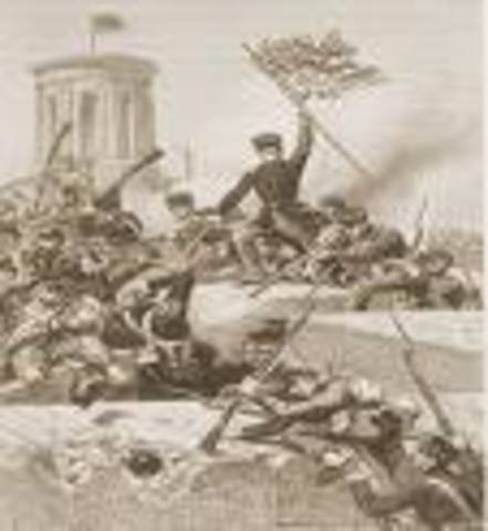 The U.S. declares war on Mexico