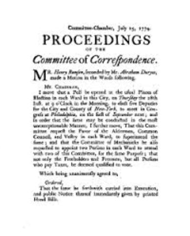 Joins the Massachusetts Committee of Correspondence