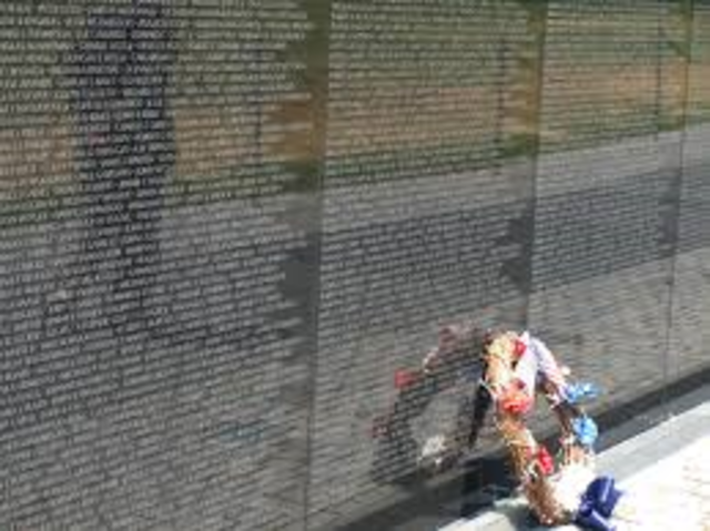 Vietnam War Memorial Opened in washington,DC