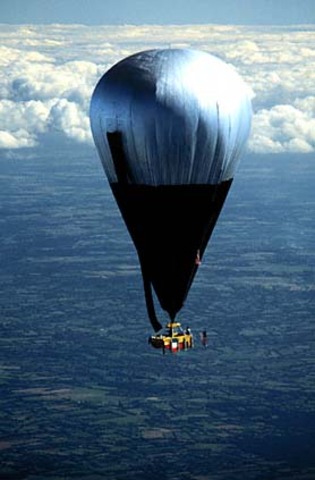 The first balloon, Double Eagle II, crosses Atlantic Ocean