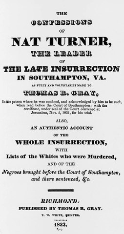 The Nat Turner Slave Rebellion
