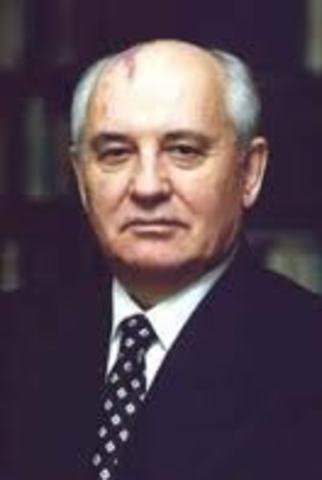 Mikhail Gorbachev Becomes Leader of the Soviet Union