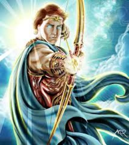 Achilles tries to please Apollo