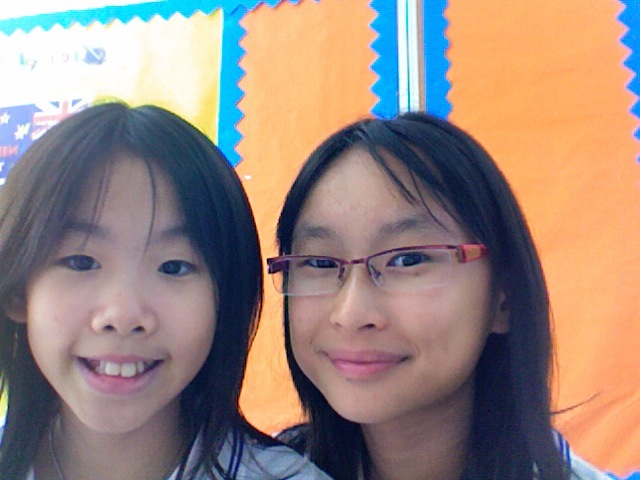 My first day of school, i met my friend Angela.