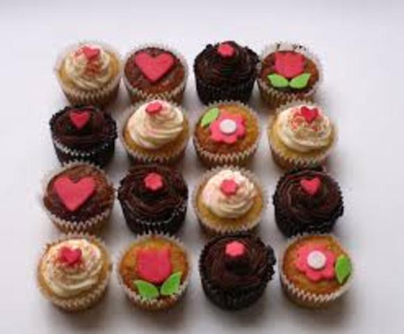 Cupcakes de diferentes tamaños