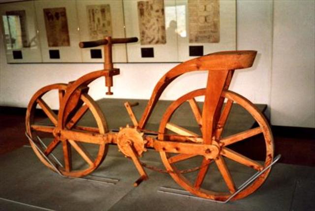 The first bicycle design