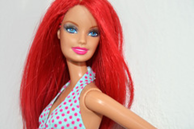 Red hair Barbie