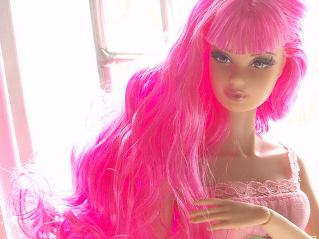 Totally Hair Barbie, with hair from the top of her head to her toes