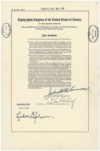 Gulf of Tonkin Resolution