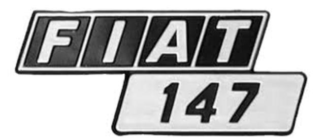 En 1982 Gsutavo Sorzano desarolla el concepto gráfico de Fiat 147