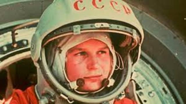 First woman in space