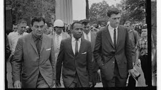 James Meredith wins the right to attend Ole Miss