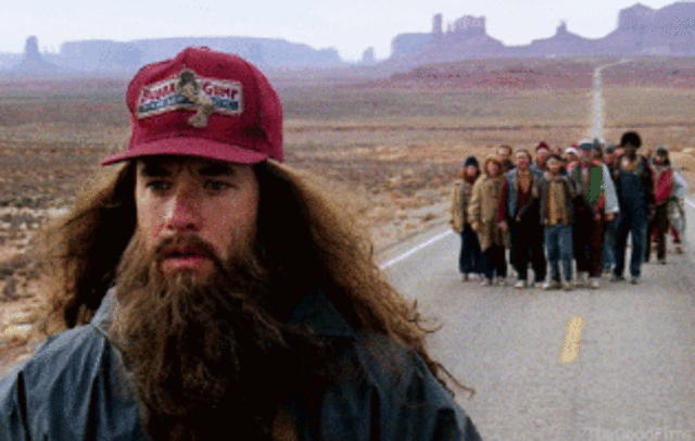 What date did Forrest start running?