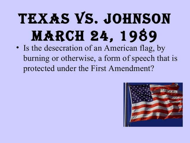 Texas vs Johnson - Social