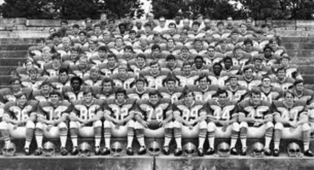 First Varsity Football Game (played)