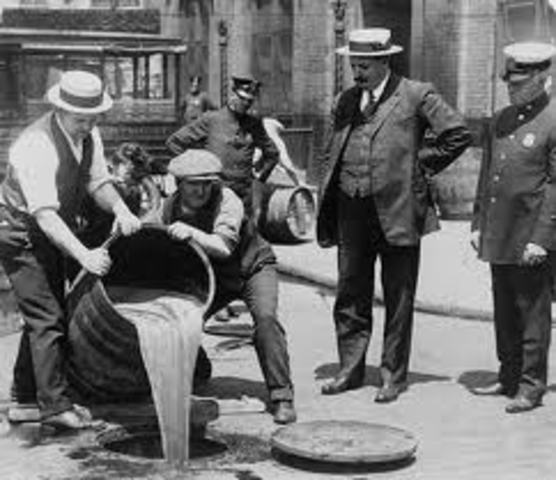 Roaring 20’s:Volstead Act