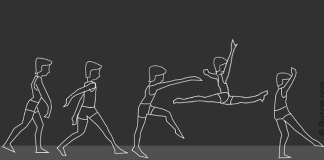 how to do a split leap