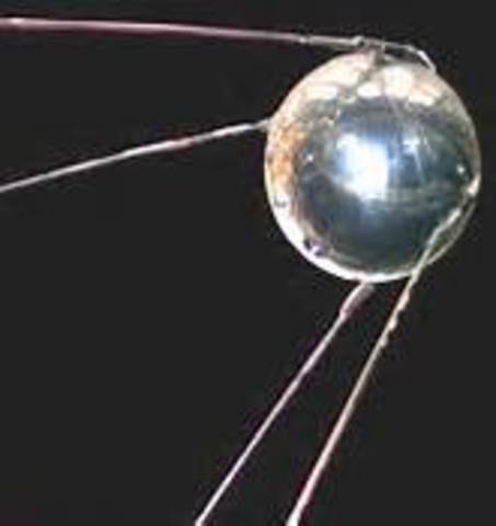 Russian Sputnick I is launched