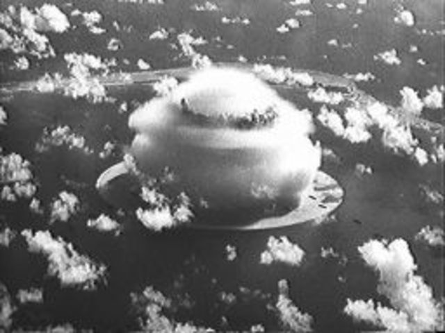 2nd test bomb dropped on Bikini Atoll